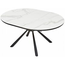 Керамический стол Voland bianco TL-45 испанская керамика / black / белый мрамор