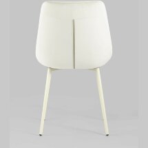 Стул Stool Group Флекс велюр бежевый кремовые ножки