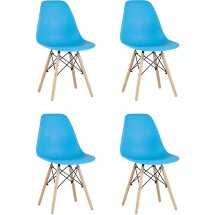 Стул Eames Style DSW бирюзовый x4