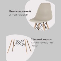 Стул Eames Style DSW красный x4