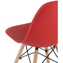 Стул Eames Style DSW красный x4