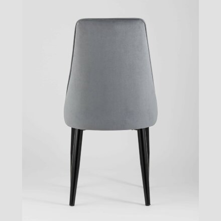 Стул Stool Group Ларго велюр серый 
