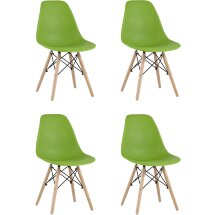 Стул Eames Style DSW зеленый x4
