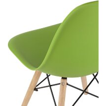 Стул Eames Style DSW зеленый x4