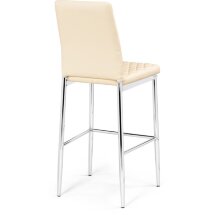 Барный стул Teon beige / chrome