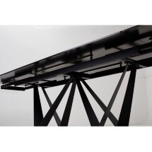 Керамический стол Rieti Nero KL-116 черный мрамор матовый / черный
