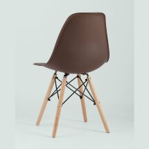 Стул Eames Style DSW коричневый x4