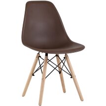 Стул Eames Style DSW коричневый x4