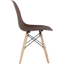 Стул Eames Style DSW коричневый x4