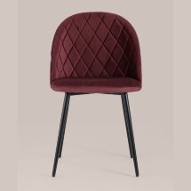 Стул Stool Group Марсель велюр винный ножки металл