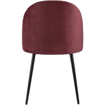 Стул Stool Group Марсель велюр винный ножки металл