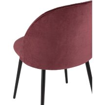 Стул Stool Group Марсель велюр винный ножки металл