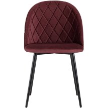 Стул Stool Group Марсель велюр винный ножки металл
