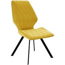 Стул DikLine 242M B16 YELLOW/ ножки черные