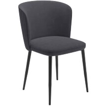 Стул DikLine 347PRO B28 ANTRACITE, ножки черные