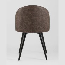Стул Stool Group обеденный Лион коричневая экокожа черные ножки