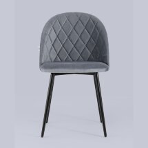 Стул Stool Group Марсель велюр серый ножки металл