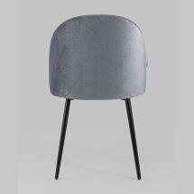 Стул Stool Group Марсель велюр серый ножки металл
