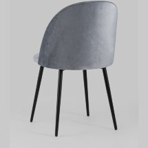 Стул Stool Group Марсель велюр серый ножки металл