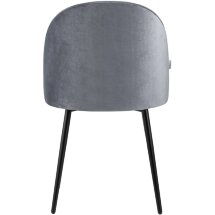 Стул Stool Group Марсель велюр серый ножки металл