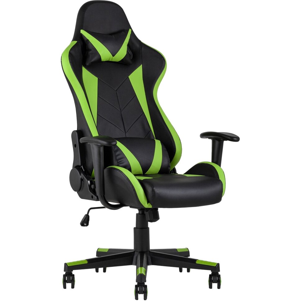 Кресло игровое TopChairs Gallardo зеленое Кресло игровое TopChairs Gallardo зеленое