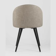 Стул Stool Group обеденный Лион светло-серая экокожа