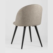 Стул Stool Group обеденный Лион светло-серая экокожа