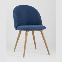 Стул Stool Group обеденный Лион обивка синий шенилл