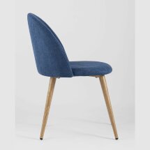 Стул Stool Group обеденный Лион обивка синий шенилл