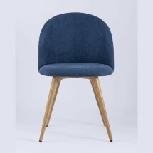 Стул Stool Group обеденный Лион обивка синий шенилл