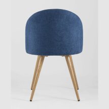 Стул Stool Group обеденный Лион обивка синий шенилл