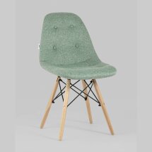 Стул Stool Group DSW SOFT мятный обивка рогожка ножки массив бука металлический каркас
