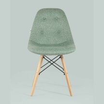 Стул Stool Group DSW SOFT мятный обивка рогожка ножки массив бука металлический каркас