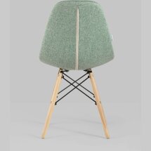 Стул Stool Group DSW SOFT мятный обивка рогожка ножки массив бука металлический каркас