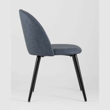 Стул Stool Group обеденный Лион обивка синяя экокожа