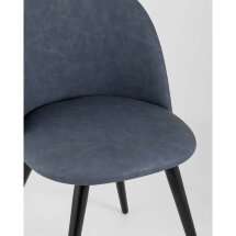 Стул Stool Group обеденный Лион обивка синяя экокожа