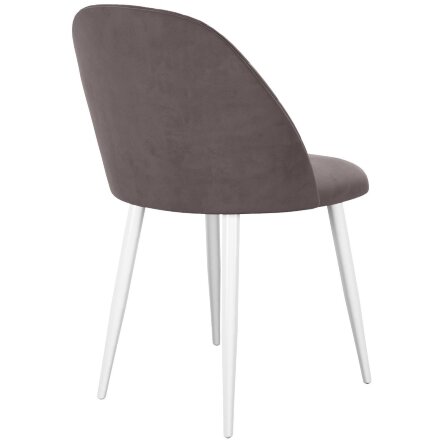 Стул DikLine 302 B5 LATTE, ножки белые 