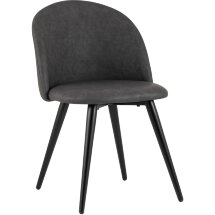 Стул Stool Group обеденный Лион цвет темно-серый обивка экокожа