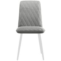 Стул DikLine 205 B22 GREY /ножки белые