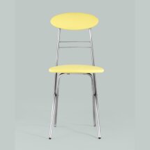 Стул складной Stool Group М8-01 Компакт желтый металлический каркас, обивка экокожа