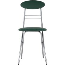 Стул складной Stool Group М8-01 Компакт зеленый металлический каркас, обивка экокожа