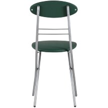Стул складной Stool Group М8-01 Компакт зеленый металлический каркас, обивка экокожа