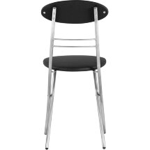 Стул складной Stool Group М8-01 Компакт черный металлический каркас, обивка экокожа