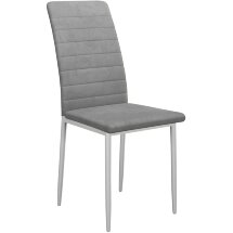 Стул DikLine ТЕКС каркас белый/ B22 GREY
