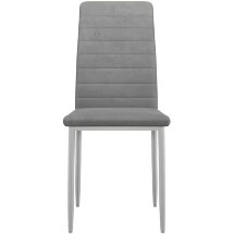 Стул DikLine ТЕКС каркас белый/ B22 GREY