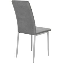 Стул DikLine ТЕКС каркас белый/ B22 GREY