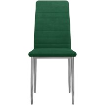 Стул DikLine ТЕКС каркас хром/ B10 GREEN