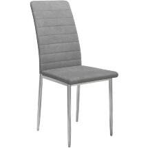 Стул DikLine ТЕКС каркас хром/ B22 GREY