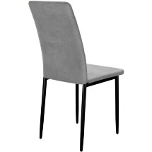Стул DikLine ТЕКС каркас черный/ B22 GREY
