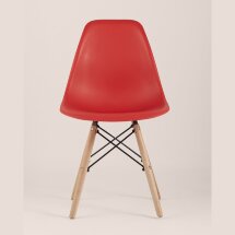 Стул Eames Style DSW красный (разборный каркас)